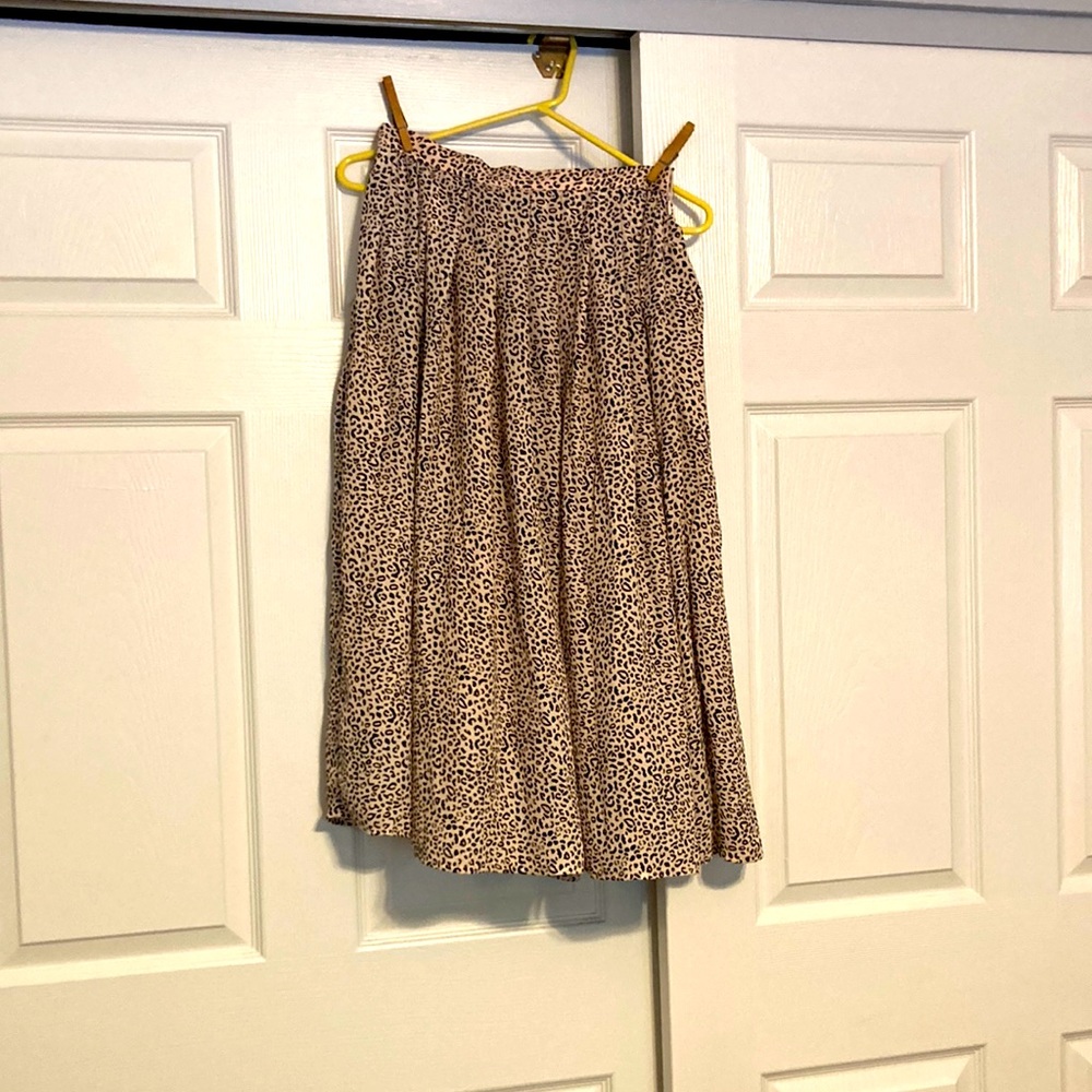Who What Wear Size 2 Ditsy Long Skirt